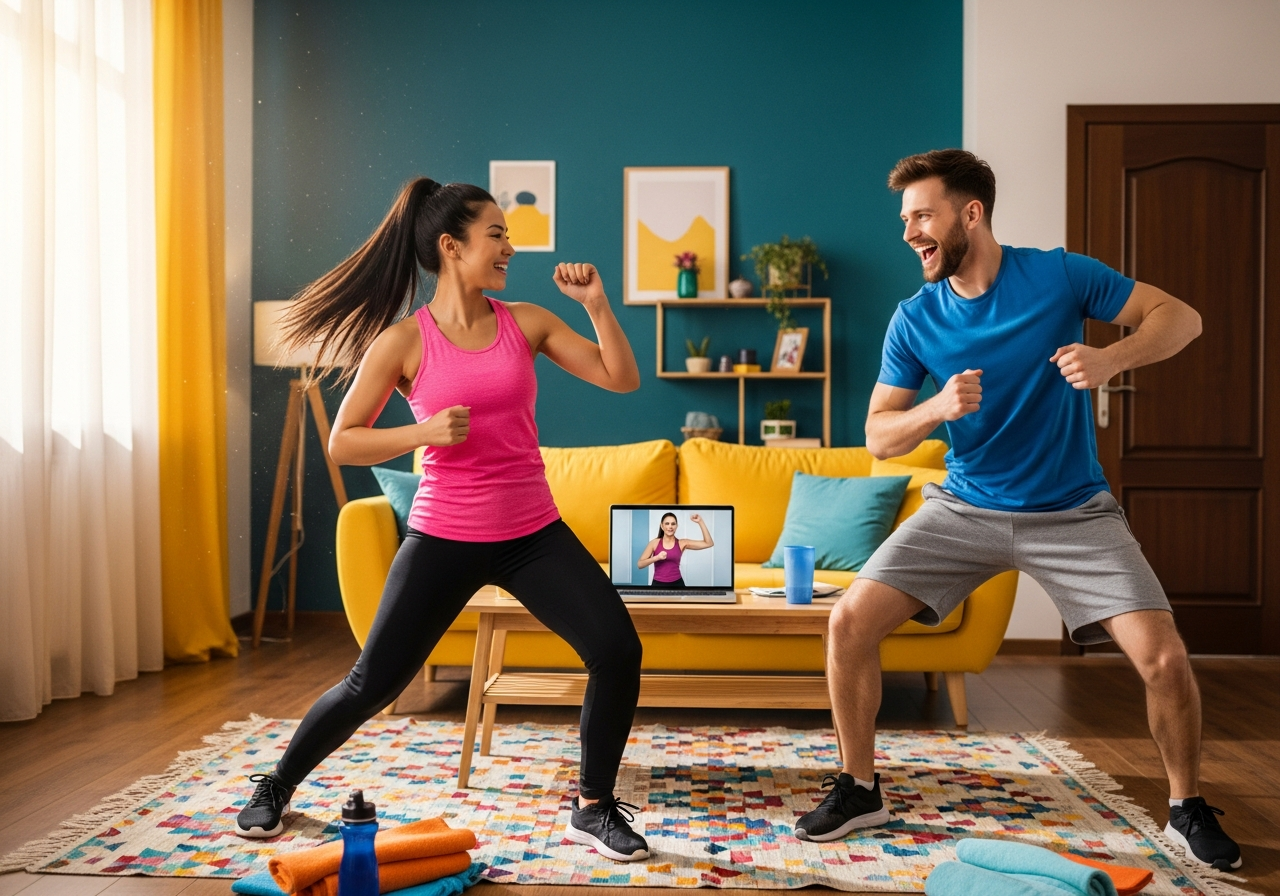 Партнерская танцевальная тренировка